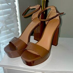 Madden girl tan heels